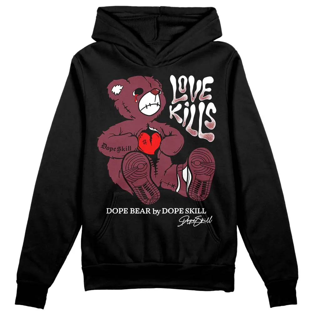 Team Red 1s DopeSkill Hoodie Sweatshirt Love Kills Graphic sold by DopeSkill product image thumbnail 2
