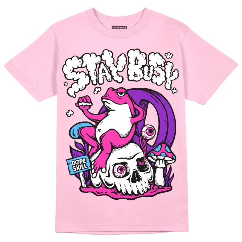 Pink Collection DopeSkill Pink T-shirt Stay Busy Graphic sold by DopeSkill