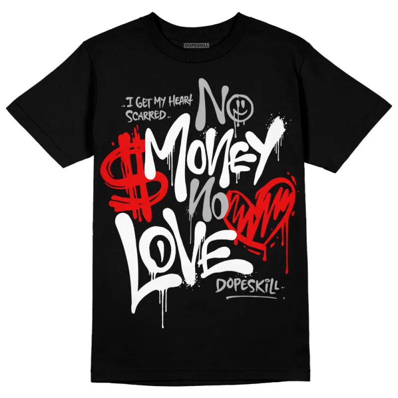 Dunk Panda White Black DopeSkill T-Shirt No Money No Love Typo Graphic sold by DopeSkill