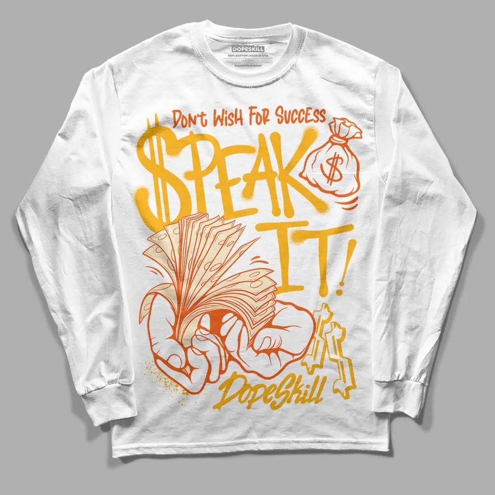 Goldenrod Dunk DopeSkill Long Sleeve T-Shirt Speak It Graphic sold by DopeSkill product image thumbnail 2