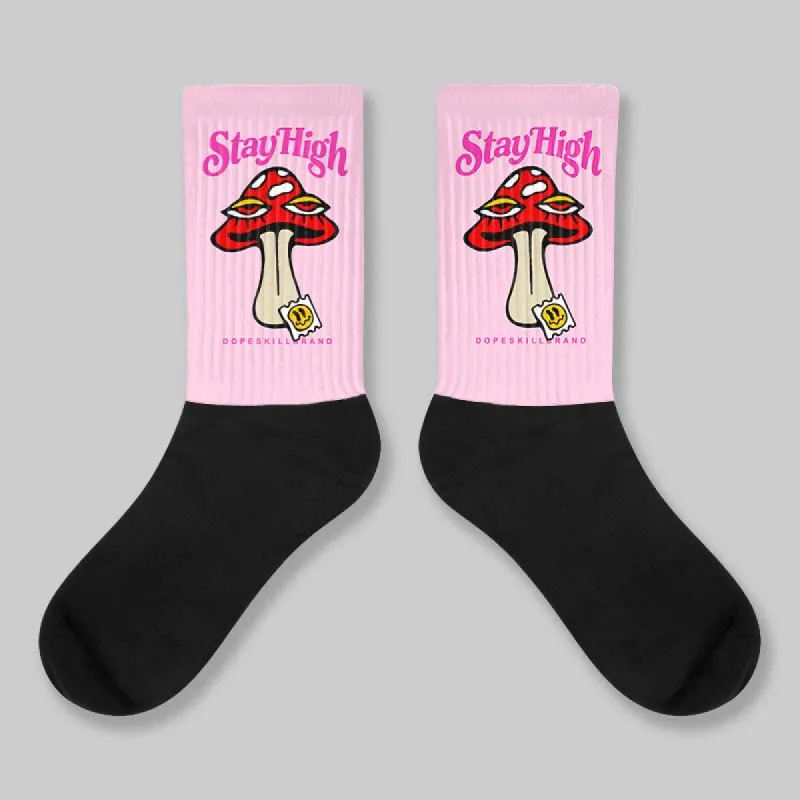 Pink Collection DopeSkill Sublimated Socks Stay High Graphic sold by DopeSkill