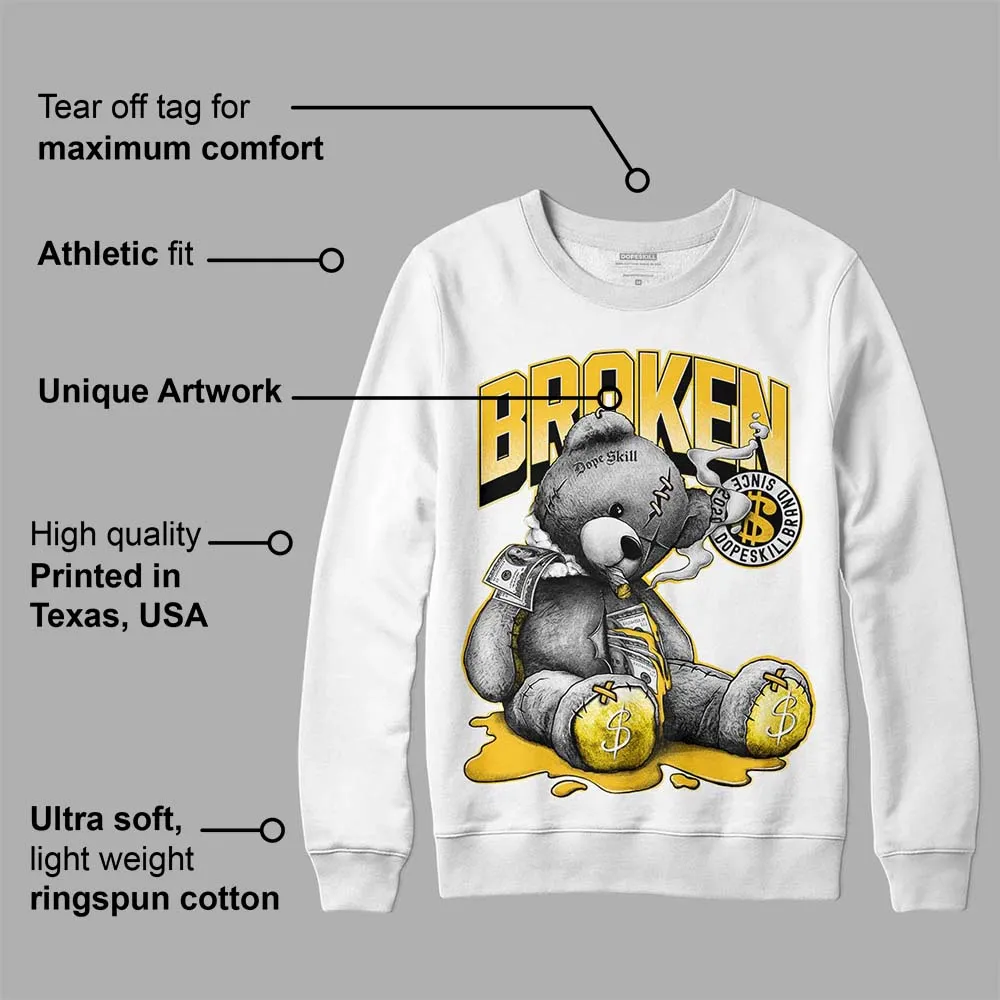 Vivid Sulfur 4s DopeSkill Sweatshirt Sick Bear Graphic sold by DopeSkill product image thumbnail 3