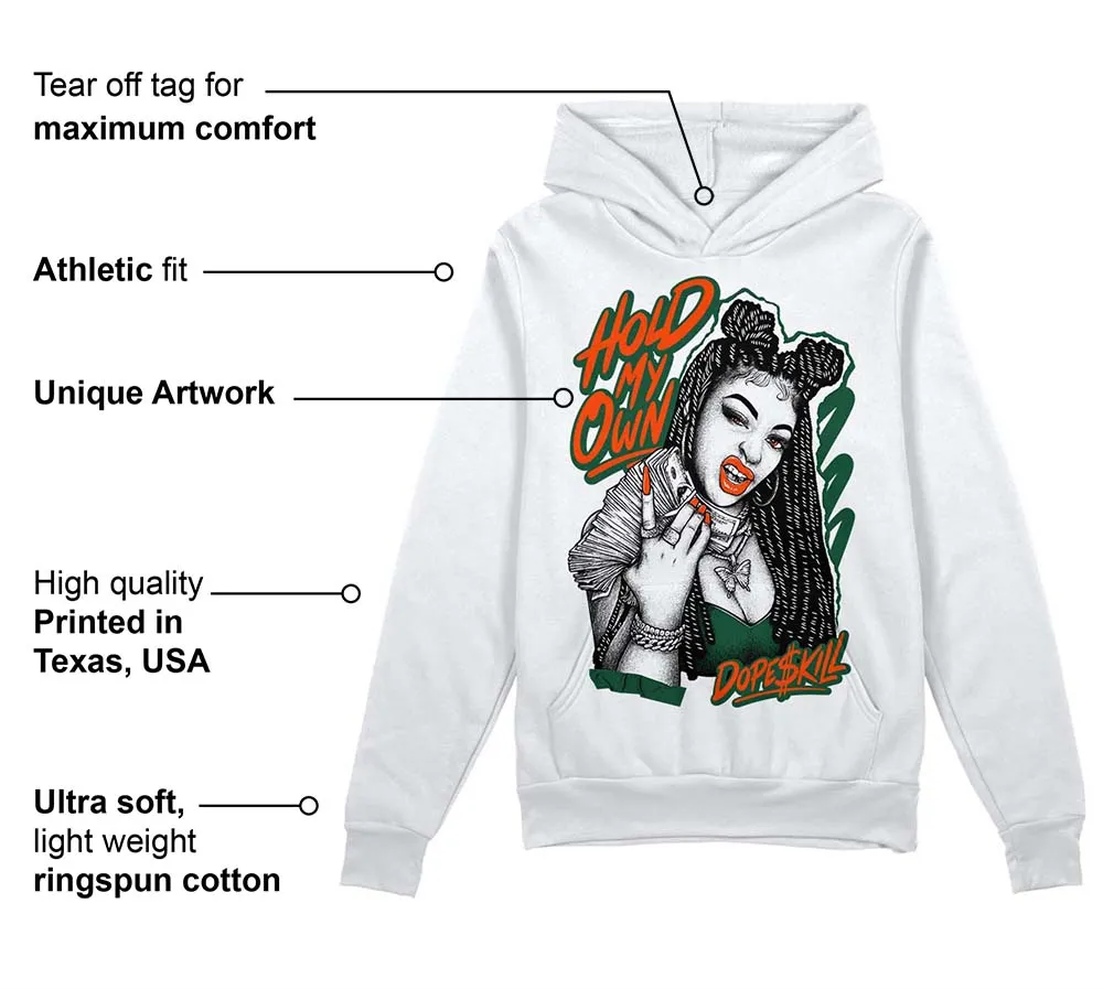 Dunk Team Dark Green Orange DopeSkill Hoodie Sweatshirt New H.M.O Graphic sold by DopeSkill product image thumbnail 3