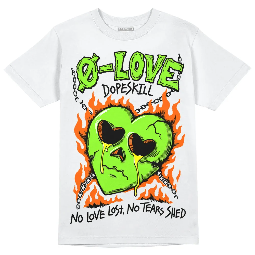 Neon Green Collection DopeSkill T-Shirt No Love Graphic sold by DopeSkill product image thumbnail 2
