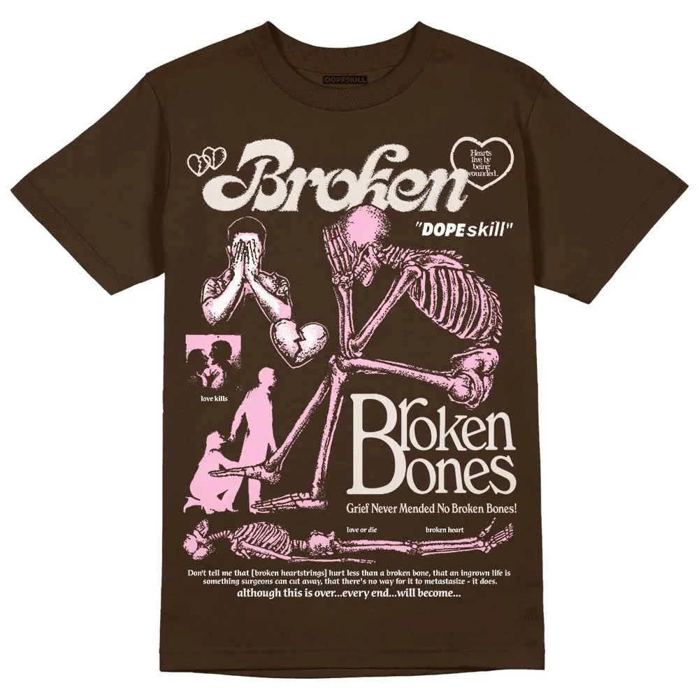 Neapolitan 11s DopeSkill Velvet Brown T-shirt Broken Bones Graphic sold by DopeSkill