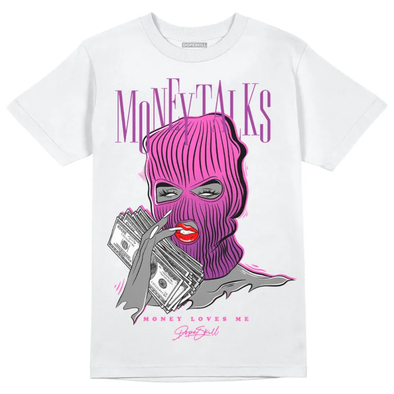 Hyper Violet 4s DopeSkill T-Shirt Money Talks Graphic sold by DopeSkill
