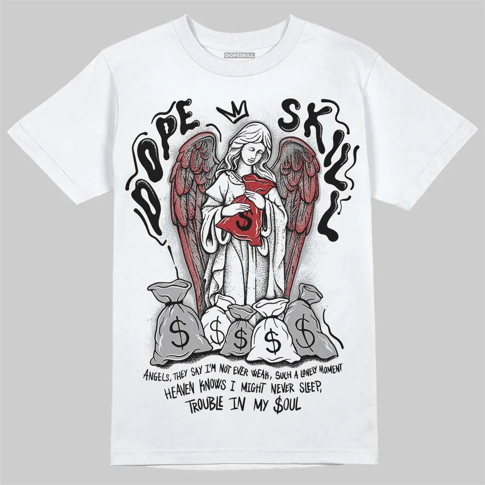 White Thunder 4s DopeSkill T-Shirt Angels Graphic sold by DopeSkill product image thumbnail 2
