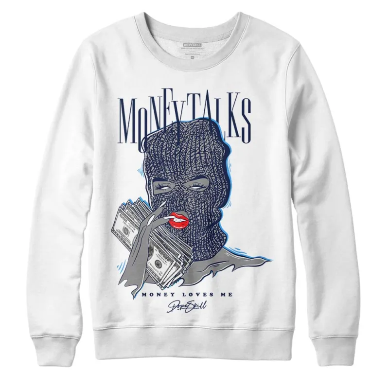 AJ Spizike White Obsidian DopeSkill Sweatshirt Money Talks Graphic sold by DopeSkill