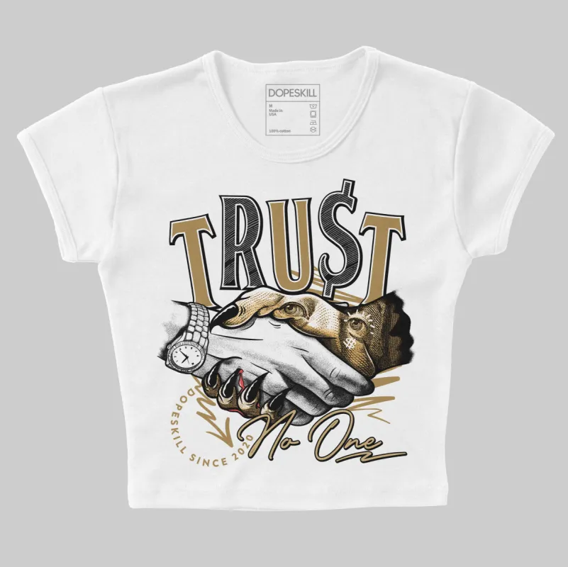 Pearl 6s DopeSkill Women's Crop Top Trust No One Graphic sold by DopeSkill