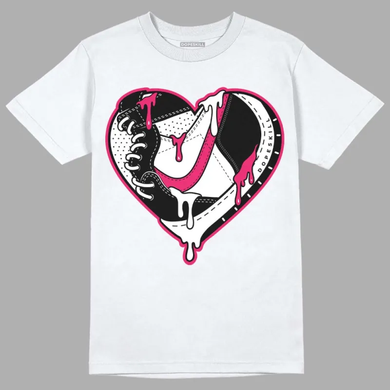 Dunk Obsidian Fierce Pink DopeSkill T-Shirt Heart Jordan 1 Graphic sold by DopeSkill