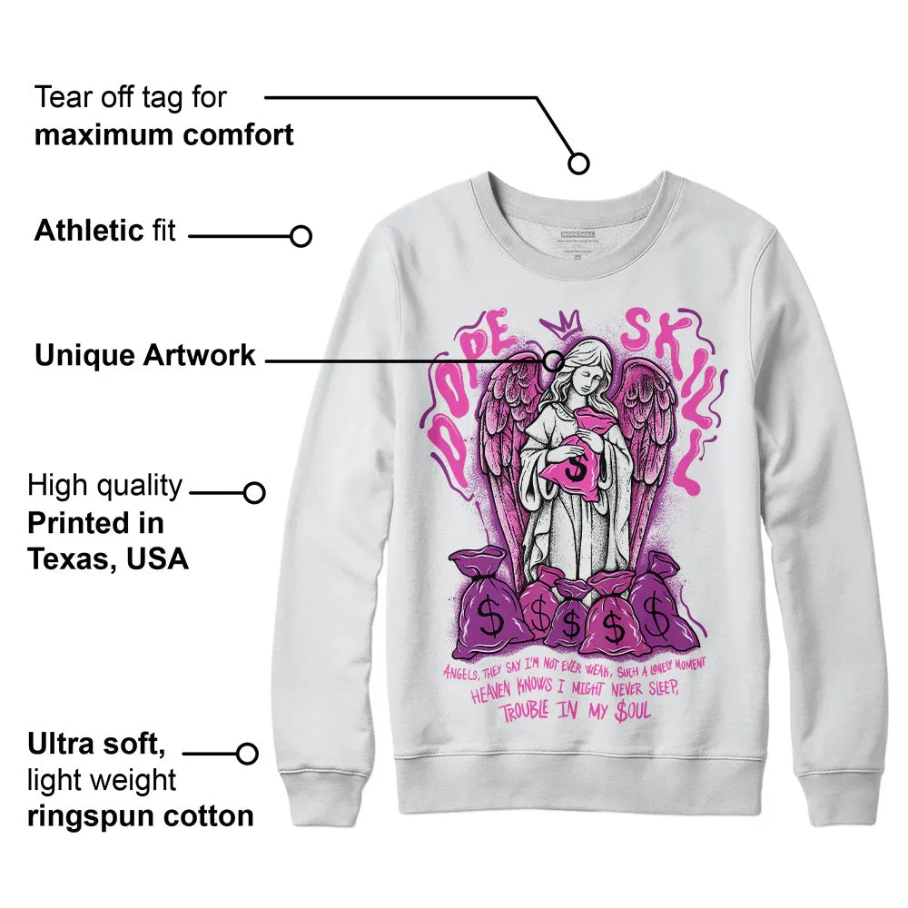 Hyper Violet 4s DopeSkill Sweatshirt Angels Graphic sold by DopeSkill product image thumbnail 3