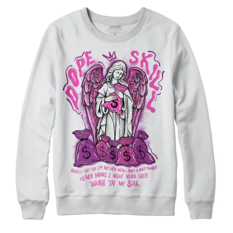 Hyper Violet 4s DopeSkill Sweatshirt Angels Graphic sold by DopeSkill