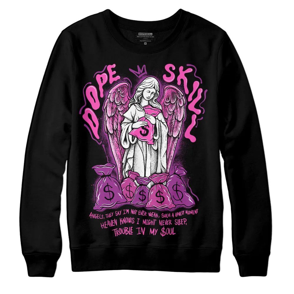 Hyper Violet 4s DopeSkill Sweatshirt Angels Graphic sold by DopeSkill product image thumbnail 2