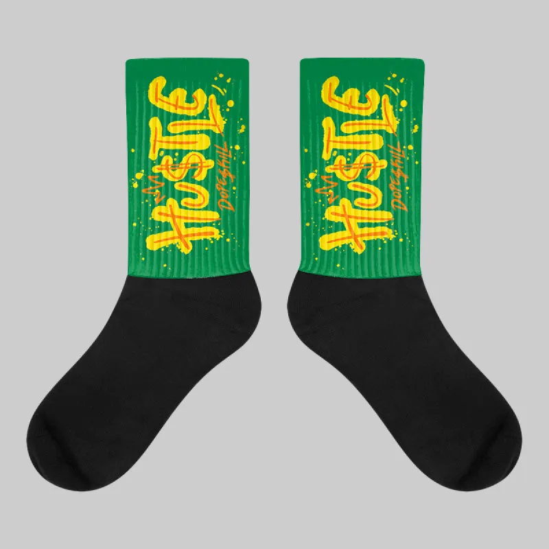 Dunk Reverse Brazil DopeSkill Sublimated Socks Hustle Graphic sold by DopeSkill