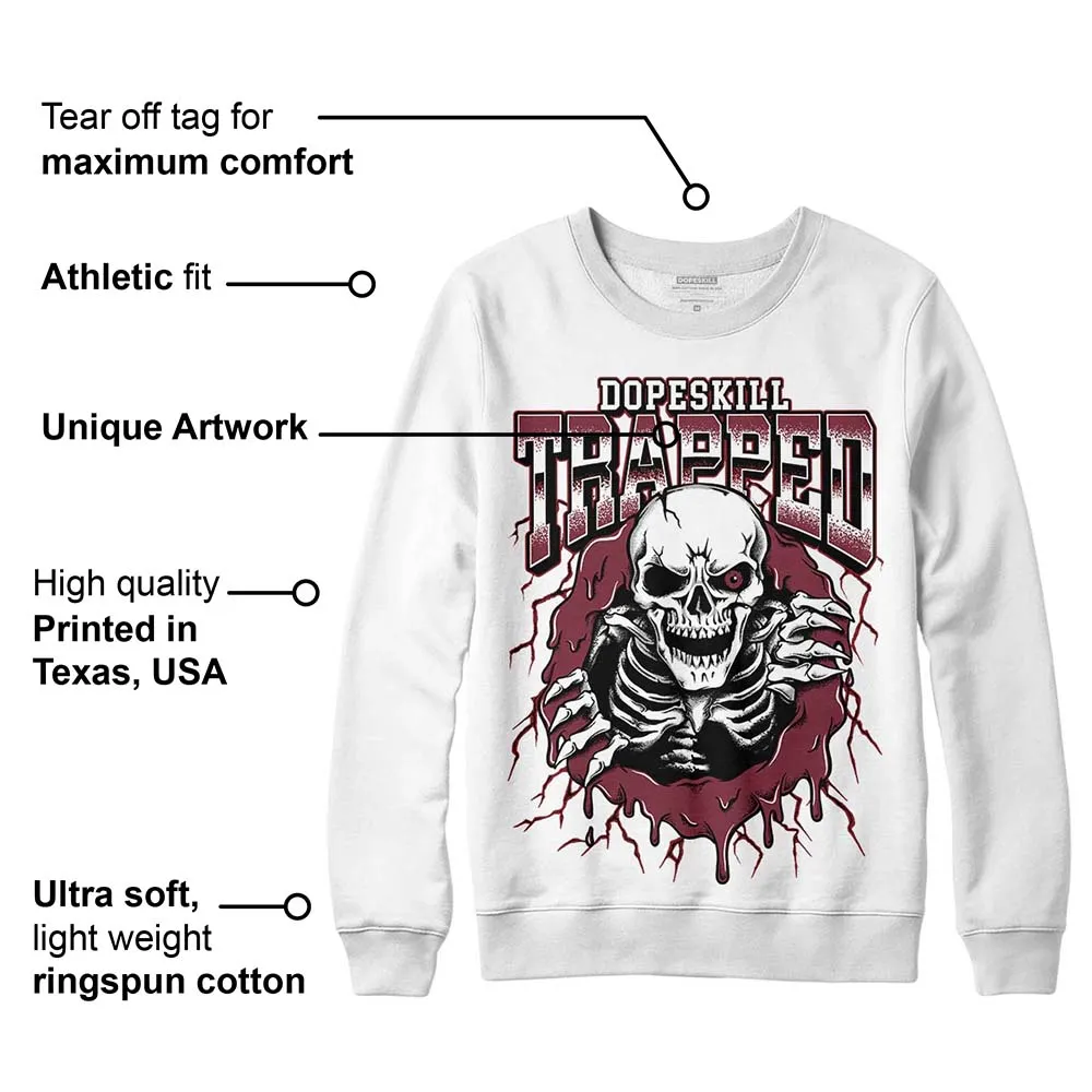 Team Red 1s DopeSkill Sweatshirt Trapped Halloween Graphic sold by DopeSkill product image thumbnail 3