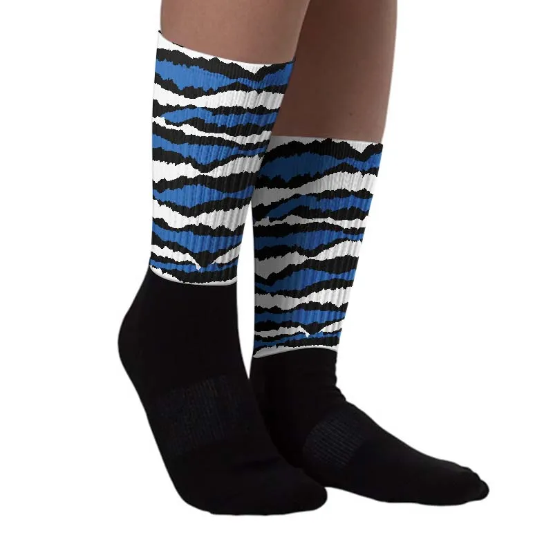 Space Jam 11s DopeSkill Sublimated Socks Abstract Tiger Graphic sold by DopeSkill product image thumbnail 2