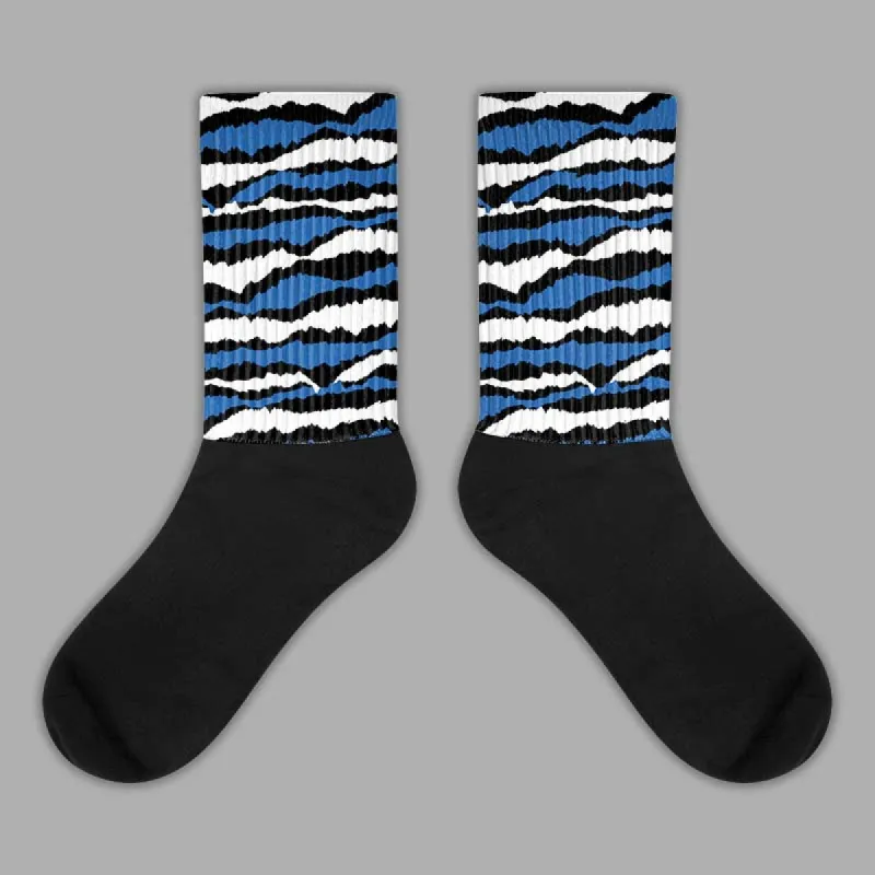 Space Jam 11s DopeSkill Sublimated Socks Abstract Tiger Graphic sold by DopeSkill