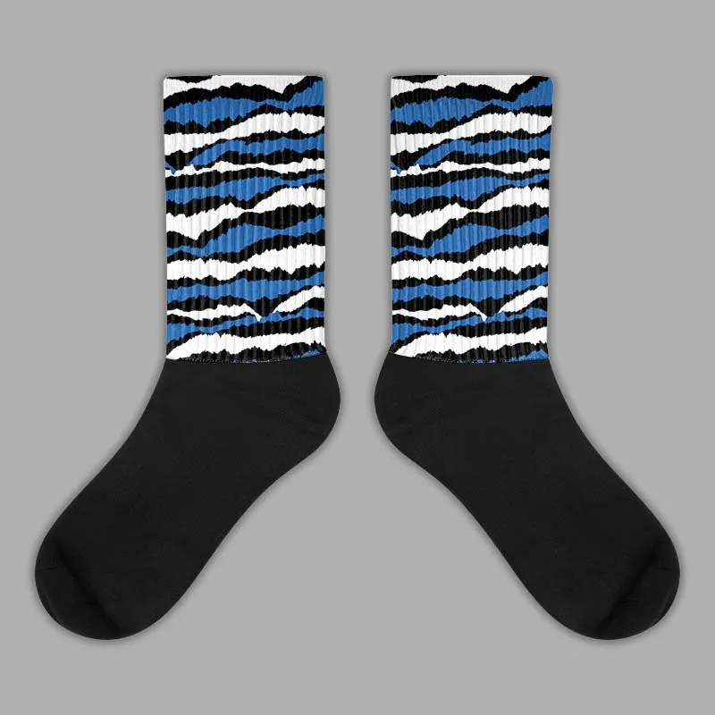 Space Jam 11s DopeSkill Sublimated Socks Abstract Tiger Graphic sold by DopeSkill