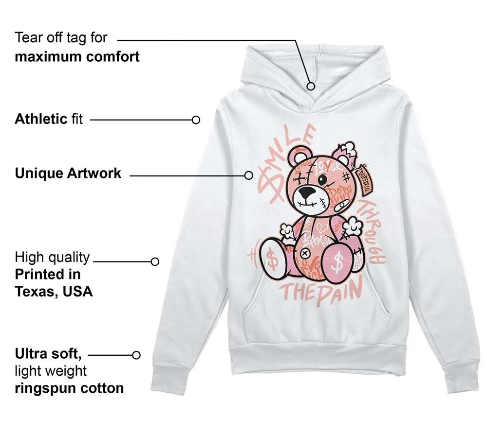 Legend Pink 11s DopeSkill Hoodie Sweatshirt Smile Through The Pain Graphic sold by DopeSkill product image thumbnail 3