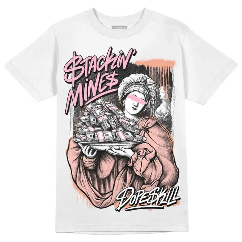 Legend Pink 11s DopeSkill T-Shirt Stackin Mines Graphic made by DopeSkill