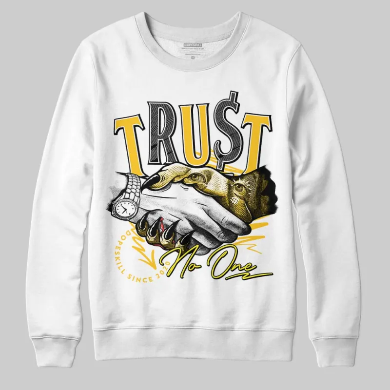 Vivid Sulfur 4s DopeSkill Sweatshirt Trust No One Graphic sold by DopeSkill