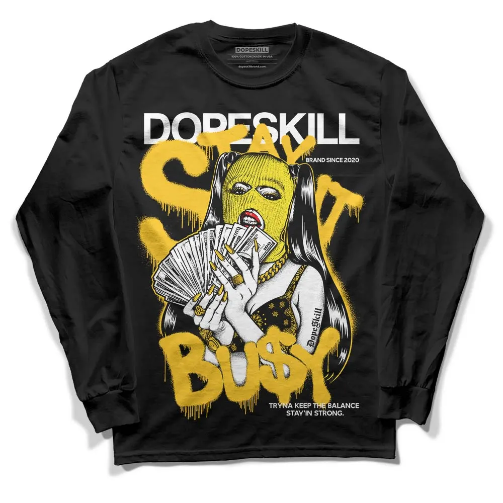 Vivid Sulfur 4s DopeSkill Long Sleeve T-Shirt Stay It Busy Graphic sold by DopeSkill product image thumbnail 2