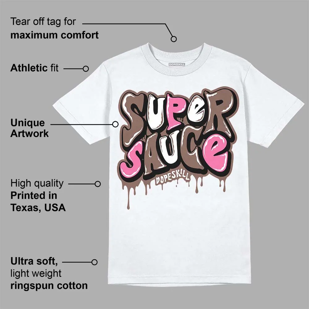 Dunk Smokey Mauve Playful Pink White Brown DopeSkill T-Shirt Super Sauce Graphic sold by DopeSkill product image thumbnail 3