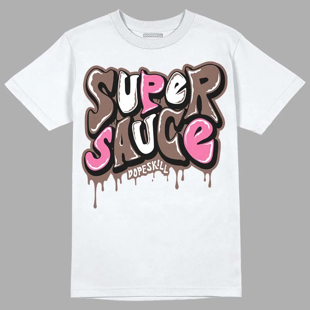 Dunk Smokey Mauve Playful Pink White Brown DopeSkill T-Shirt Super Sauce Graphic sold by DopeSkill