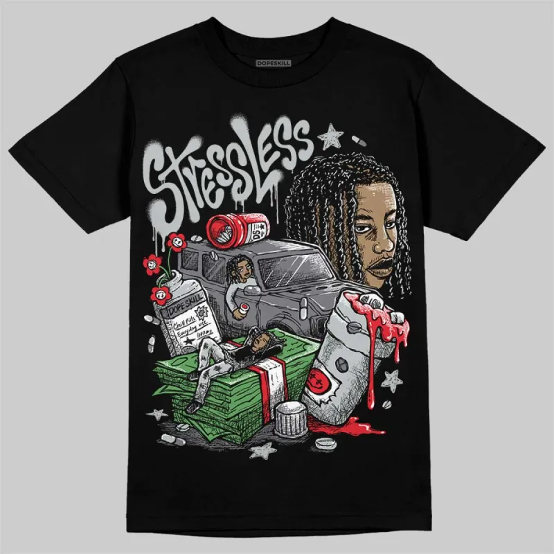 Wolf Grey 12s DopeSkill T-Shirt Stressless Graphic sold by DopeSkill