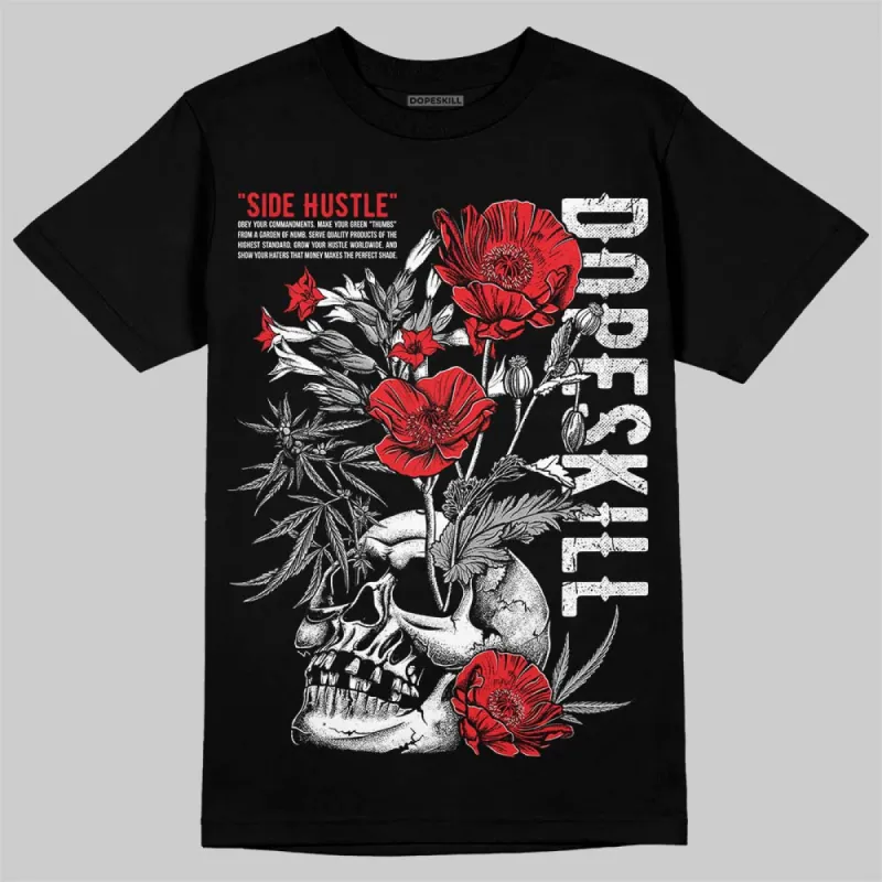 White Thunder 4s DopeSkill T-Shirt Side Hustle Graphic sold by DopeSkill