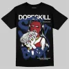 White and Midnight Navy 6s DopeSkill T-Shirt Stay It Busy Graphic sold by DopeSkill
