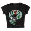 Green Glow 1s DopeSkill Women's Crop Top Loser Lover Graphic sold by DopeSkill