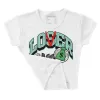 Green Glow 1s DopeSkill Women's Crop Top Loser Lover Graphic sold by DopeSkill