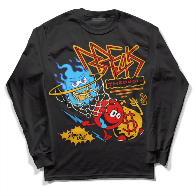 Red Collection DopeSkill Long Sleeve T-Shirt Break Through Graphic sold by DopeSkill
