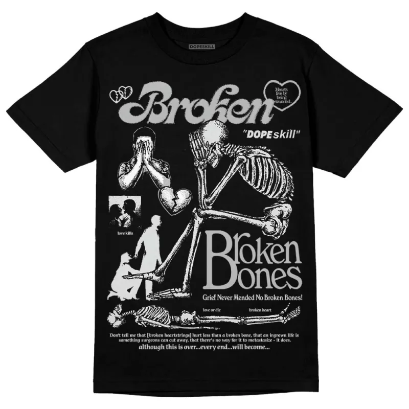Dunk Cool Grey DopeSkill T-Shirt Broken Bones Graphic sold by DopeSkill