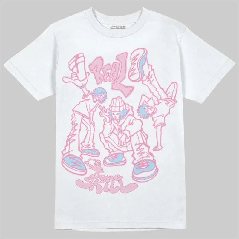 Paw Print Pink Foam 1s DopeSkill T-Shirt Real Y2K Players Graphic sold by DopeSkill
