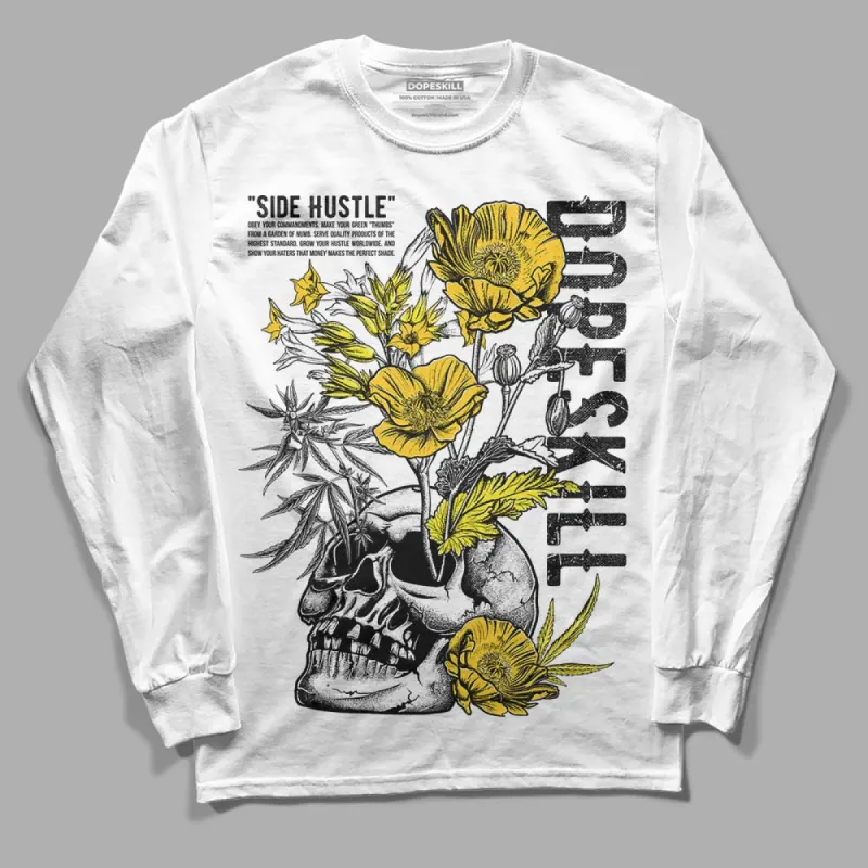 Vivid Sulfur 4s DopeSkill Long Sleeve T-Shirt Side Hustle Graphic sold by DopeSkill