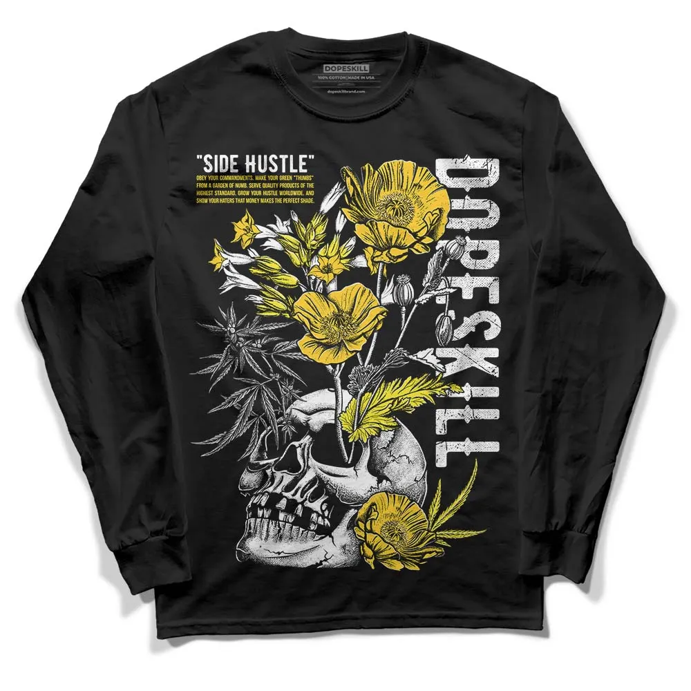 Vivid Sulfur 4s DopeSkill Long Sleeve T-Shirt Side Hustle Graphic sold by DopeSkill product image thumbnail 2