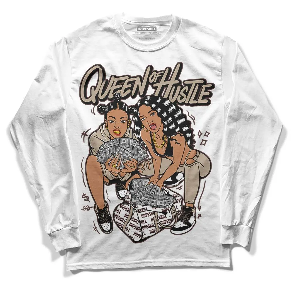 Latte 1s DopeSkill Long Sleeve T-Shirt Queen Of Hustle Graphic sold by DopeSkill
