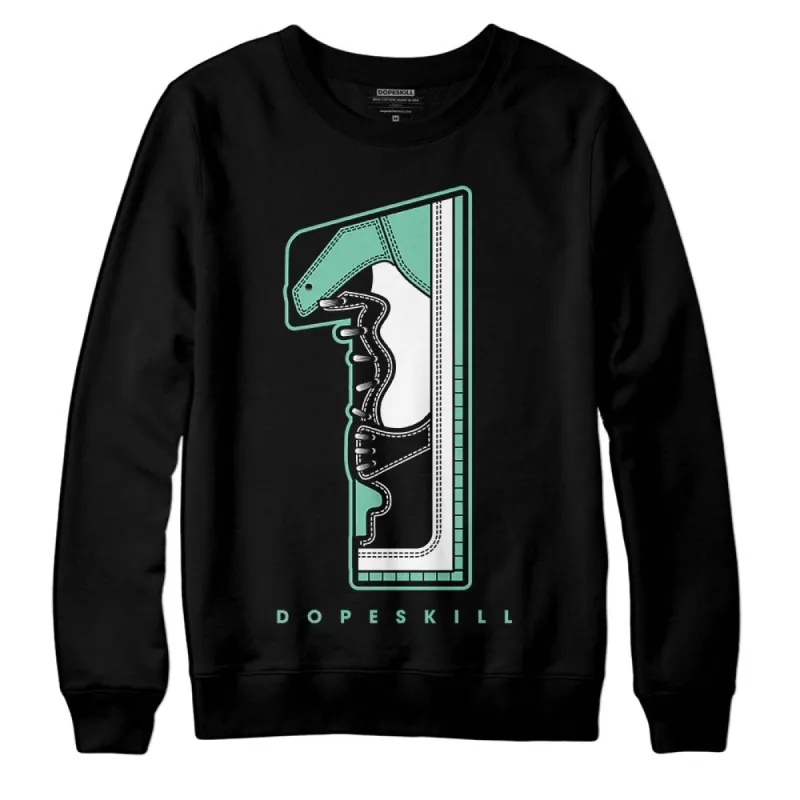 Green Glow 1s DopeSkill Sweatshirt No.1 Graphic sold by DopeSkill