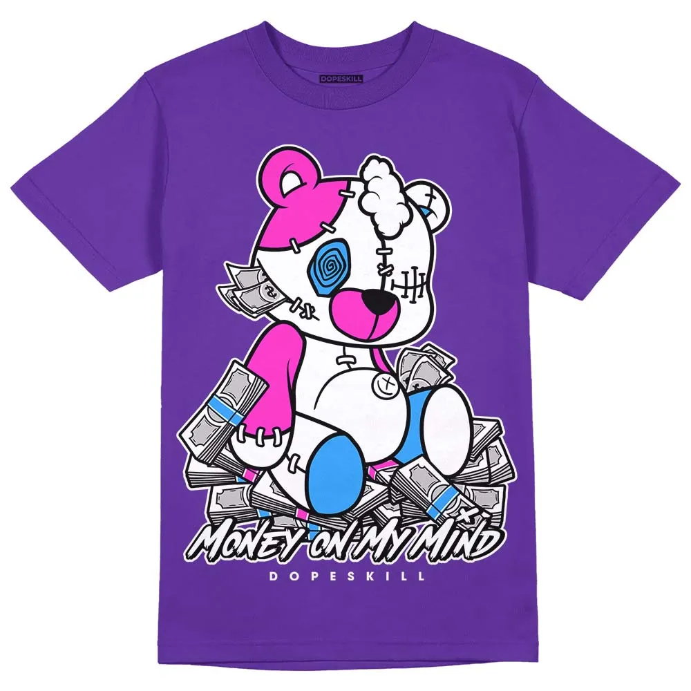 Dunk Purple Championship Court White DopeSkill Purple T-shirt MOMM Bear Graphic sold by DopeSkill