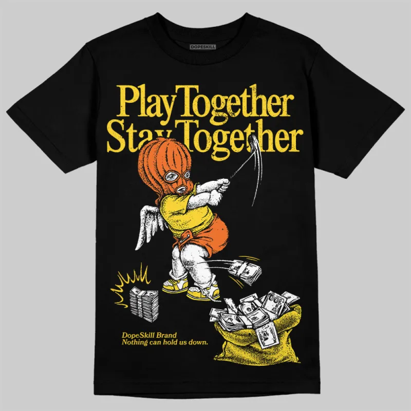 Black Tour Yellow AJ 4 Thunder DopeSkill Unisex T-Shirt Play together, Stay together Graphic sold by DopeSkill