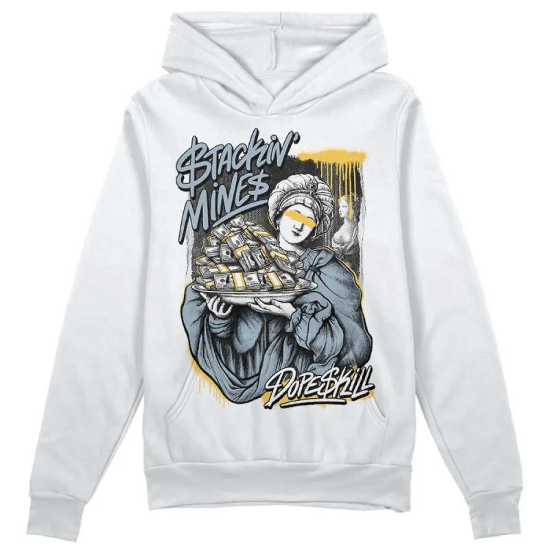Blue Grey 13s DopeSkill Hoodie Sweatshirt Stackin Mines Graphic sold by DopeSkill