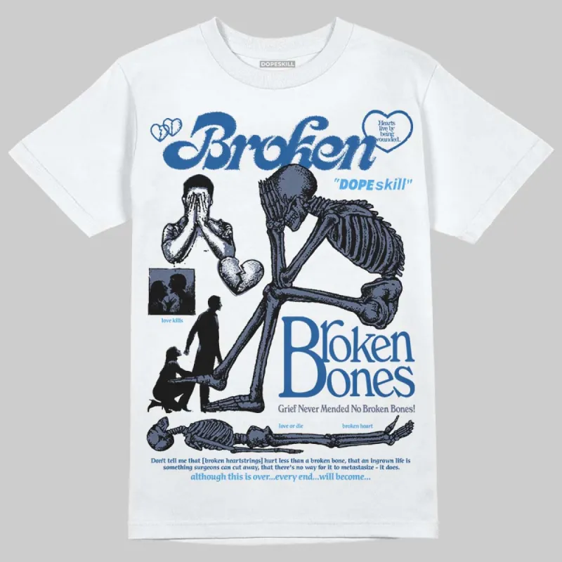 Diffused Blue 11s DopeSkill T-Shirt Broken Bones Graphic sold by DopeSkill