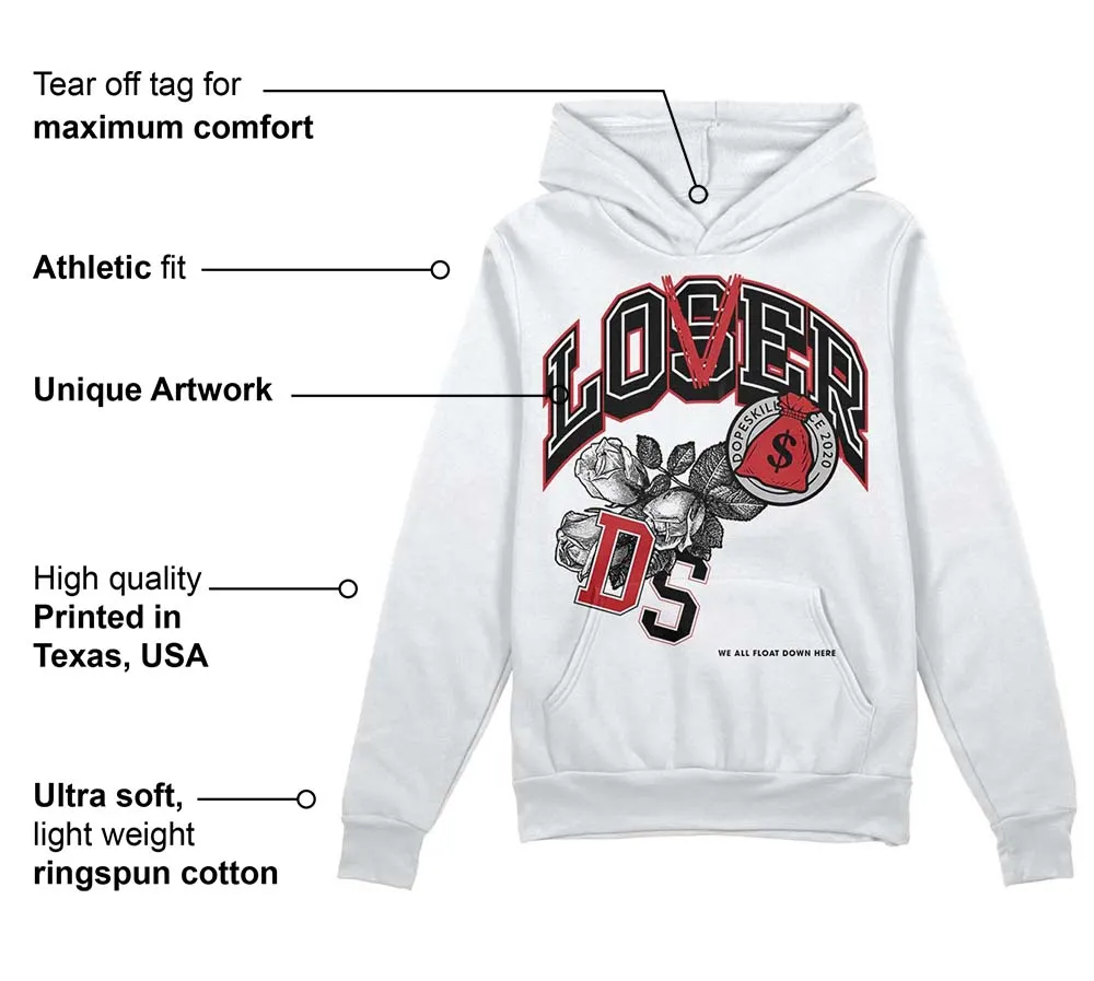 Red Taxi 12s DopeSkill Hoodie Sweatshirt Loser Lover Graphic sold by DopeSkill product image thumbnail 3