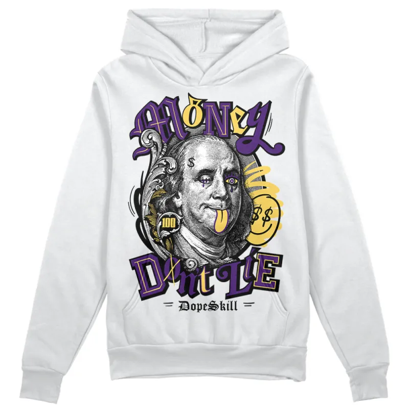 Field Purple 12s DopeSkill Hoodie Sweatshirt Money Don't Lie Graphic sold by DopeSkill