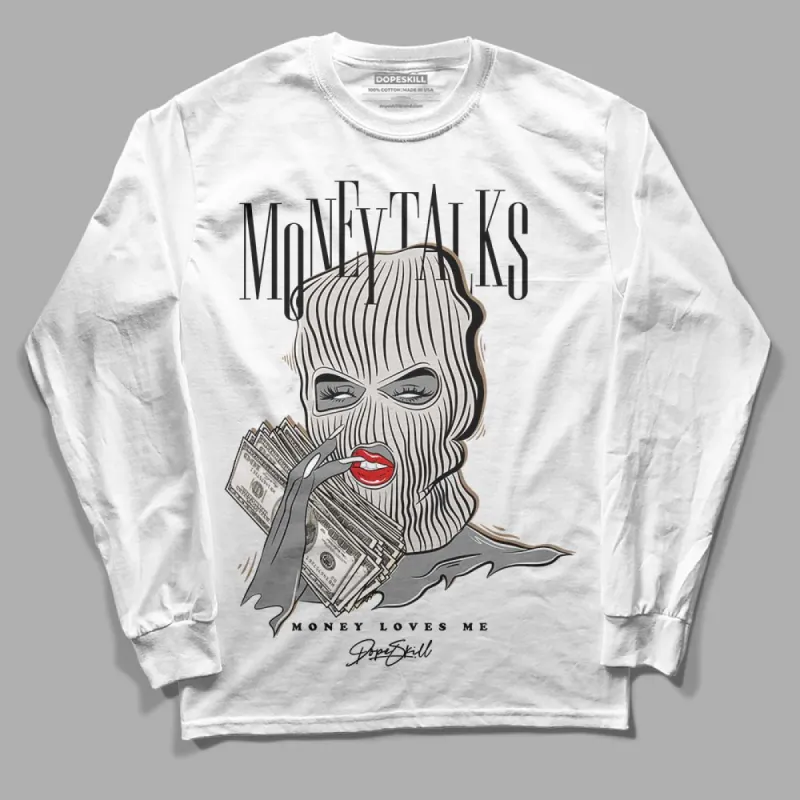 Sail 5s DopeSkill Long Sleeve T-Shirt Money Talks Graphic sold by DopeSkill