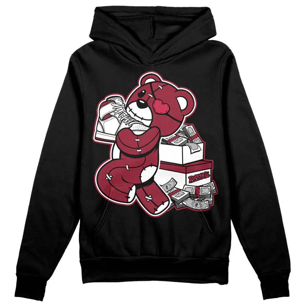 85 Metallic Burgundy 1s DopeSkill Hoodie Sweatshirt Bear Steals Sneaker Graphic sold by DopeSkill product image thumbnail 2