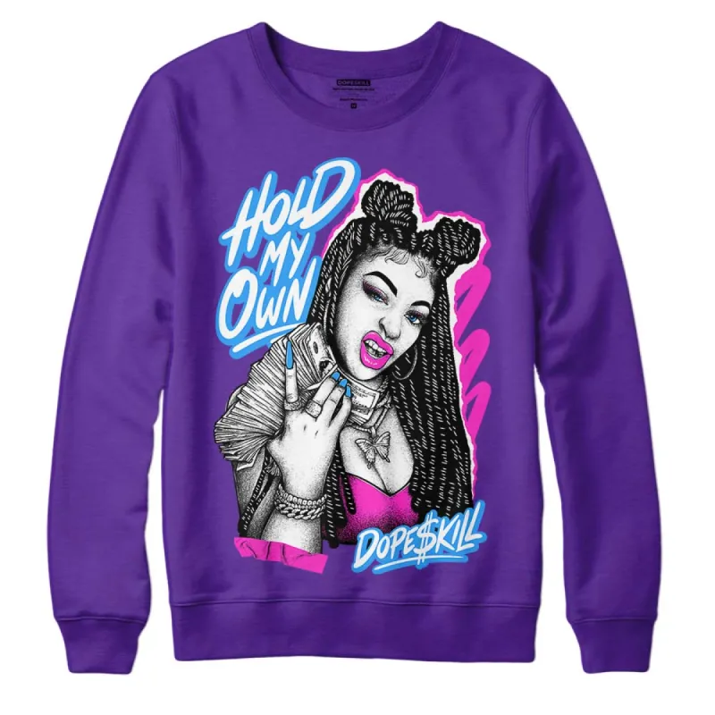 PURPLE Collection DopeSkill Purple Sweatshirt New H.M.O Graphic sold by DopeSkill