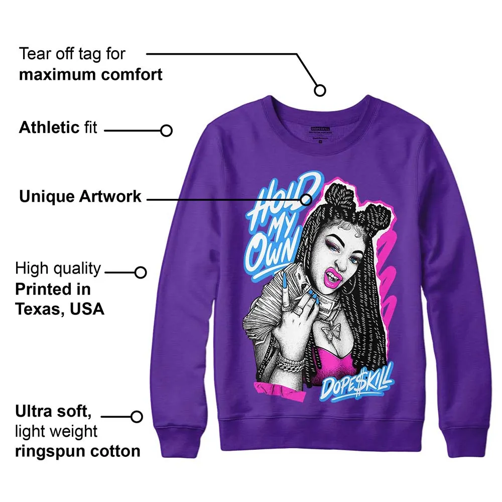 PURPLE Collection DopeSkill Purple Sweatshirt New H.M.O Graphic sold by DopeSkill product image thumbnail 2